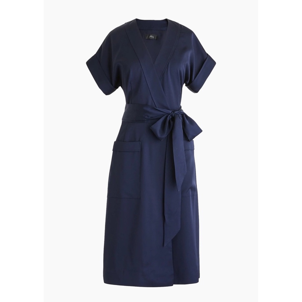 J. Crew Short Sleeve Wrap Dress